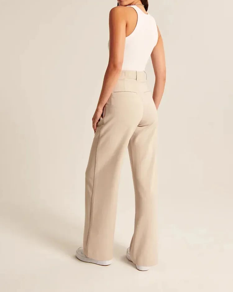 SKYCALTTM-💐High Waist Tailored Wide Leg Pants