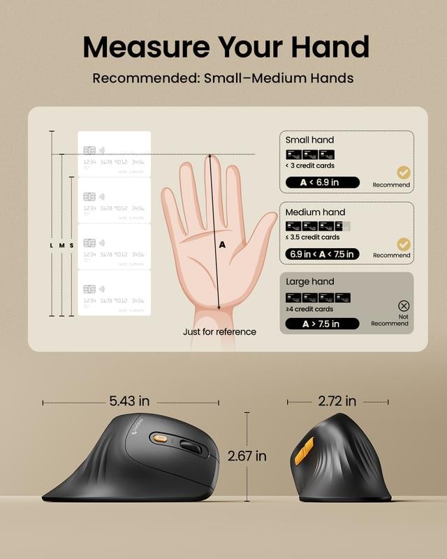 ✨LAST DAY ONLY 49% OFF🔥 Ergonomic Vertical Mouse