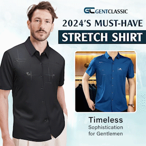 🔥LAST DAY 49% OFF -  Men's Breathable Ice-Silk Stretch Shirt(BUY 2 FREE SHIPPING)