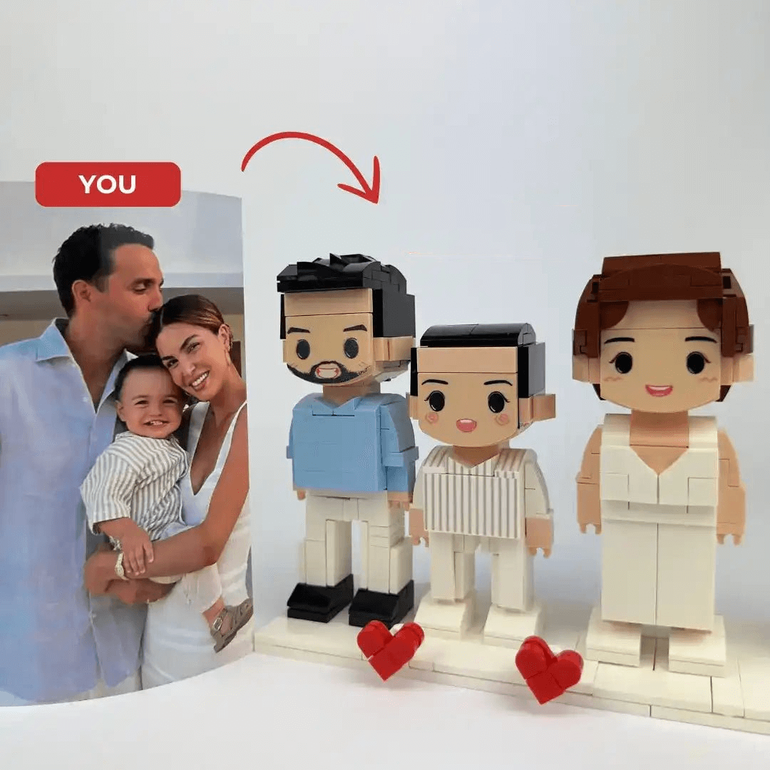 Custom Brick Set From Your Favorite Photo, Perfect Christmas Memory Gift, LEGO Sets