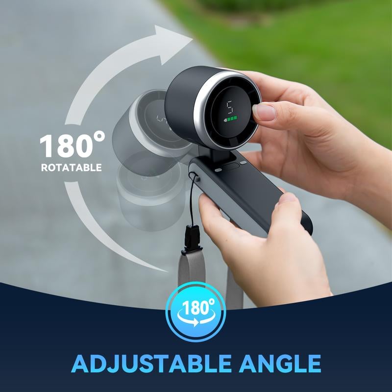 Ends Tonight!🕒Only $19.99🌬️Portable Handheld Turbo Fan 🌞 Summer Savior