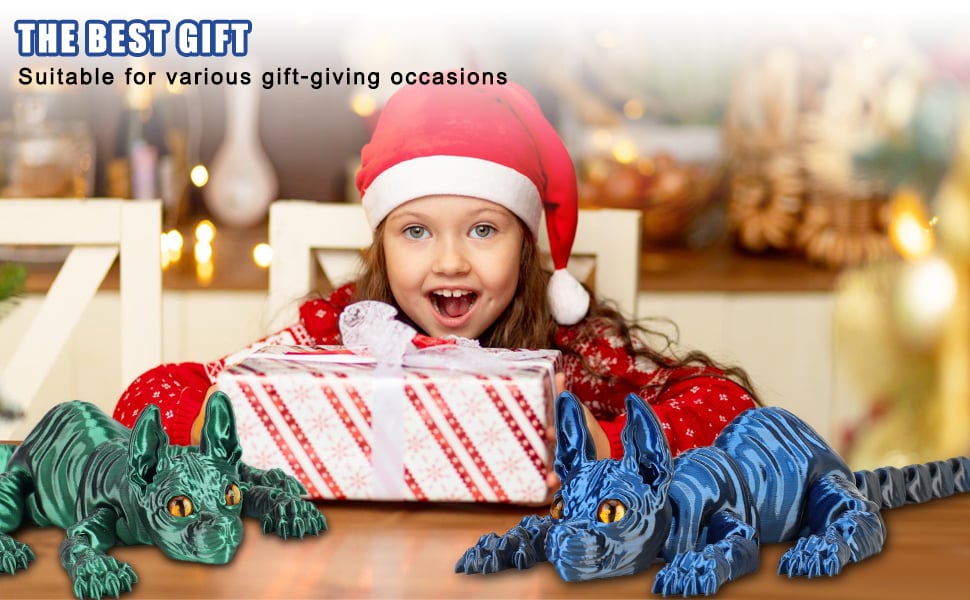 3D Printed Cat Fidget Toy