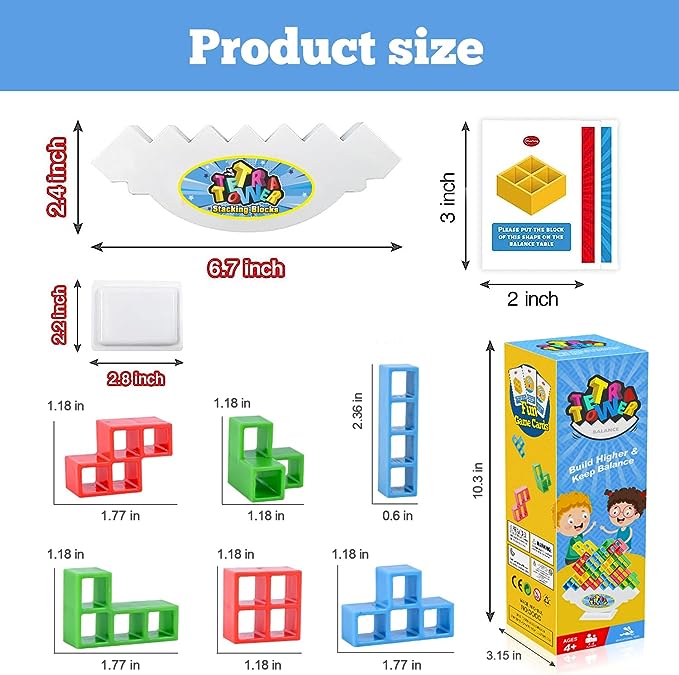 Tetra Tower Stacking Game