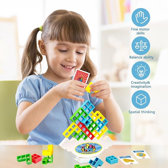 Tetra Tower Stacking Game