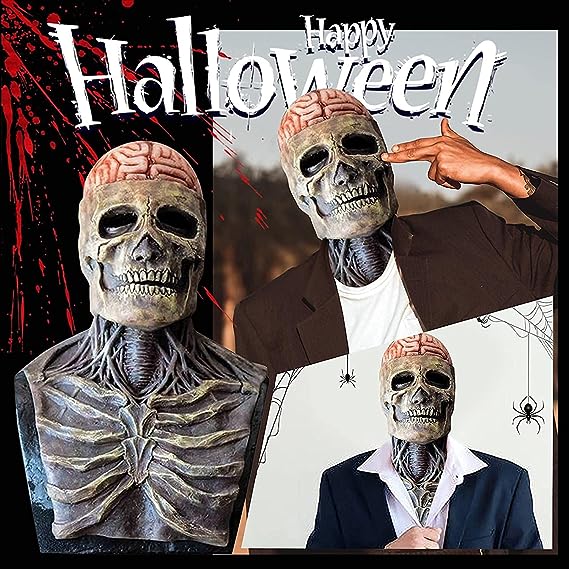 The Latest Halloween Skeleton Biochemical Mask For 2023 - 49%OFF Early-Halloween Flash Sale❗❗
