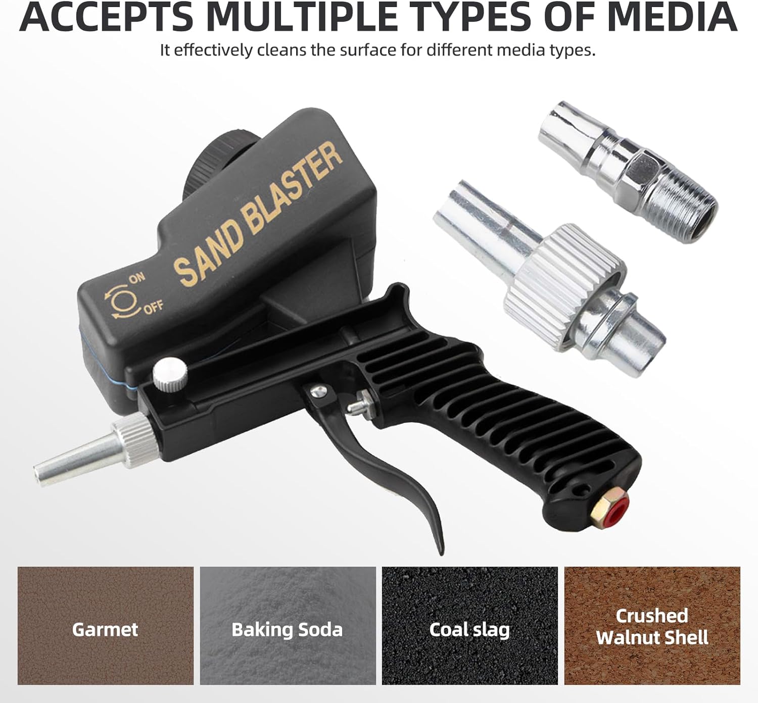 🔥Summer Hot Sale Promotion-49% OFF✨-Portable Pneumatic Sandblasting Gun