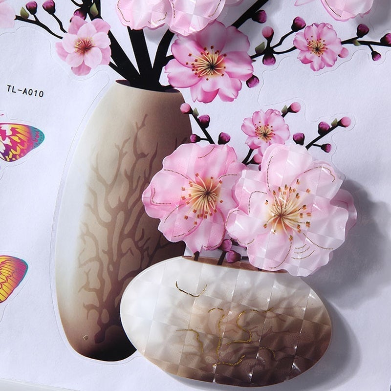 🎁Mother's Day Best Gift🌸DIY Plant Vase 3D Stereo Stickers Self-Adhesive
