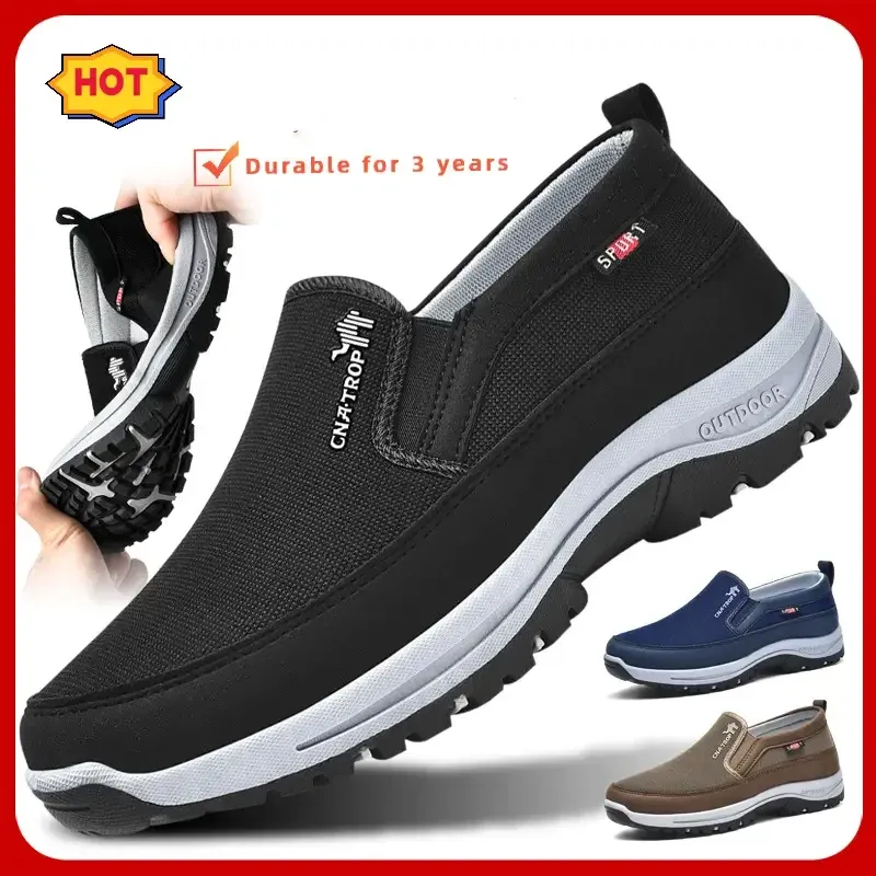 🔥LAST DAY 70% OFF🔥Men's Arch Support & Breathable and Light & Non-Slip Shoes - Proven Plantar Fasciitis, Foot and Heel Pain Relief.