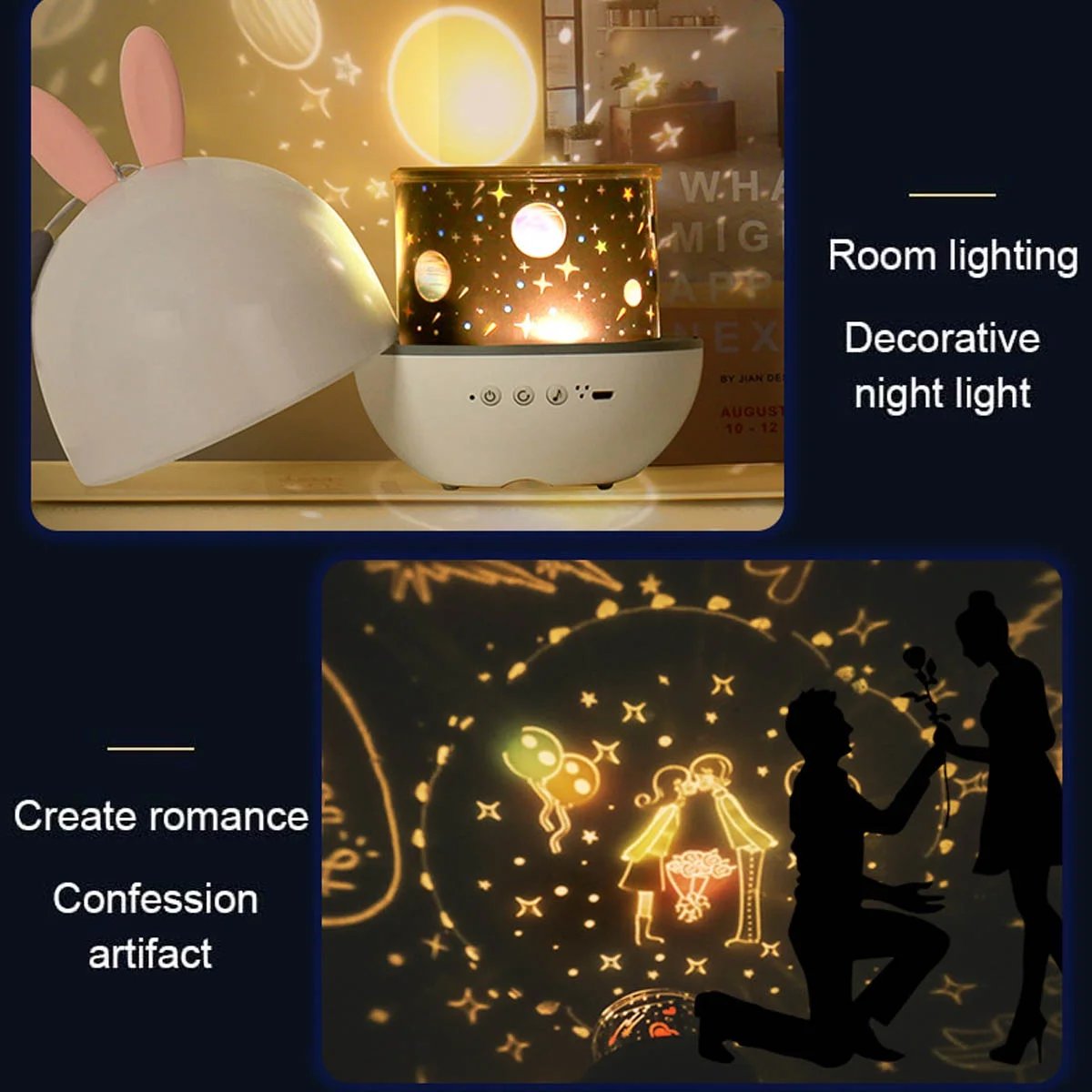 🎶Children's Night Light Projector📽️