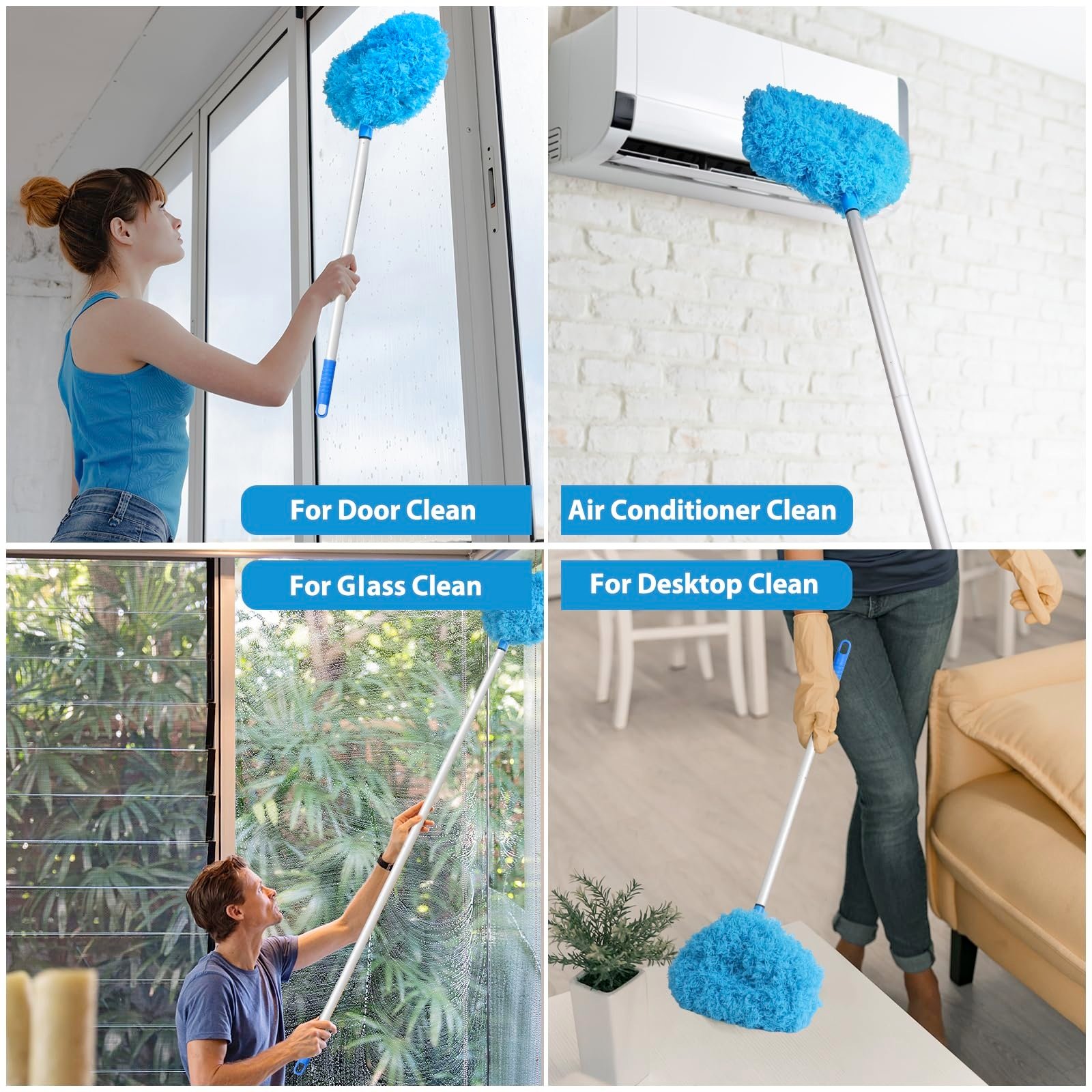 Last Day Sale 50% OFF—Ceiling Fan Cleaner Duster with Extension Pole