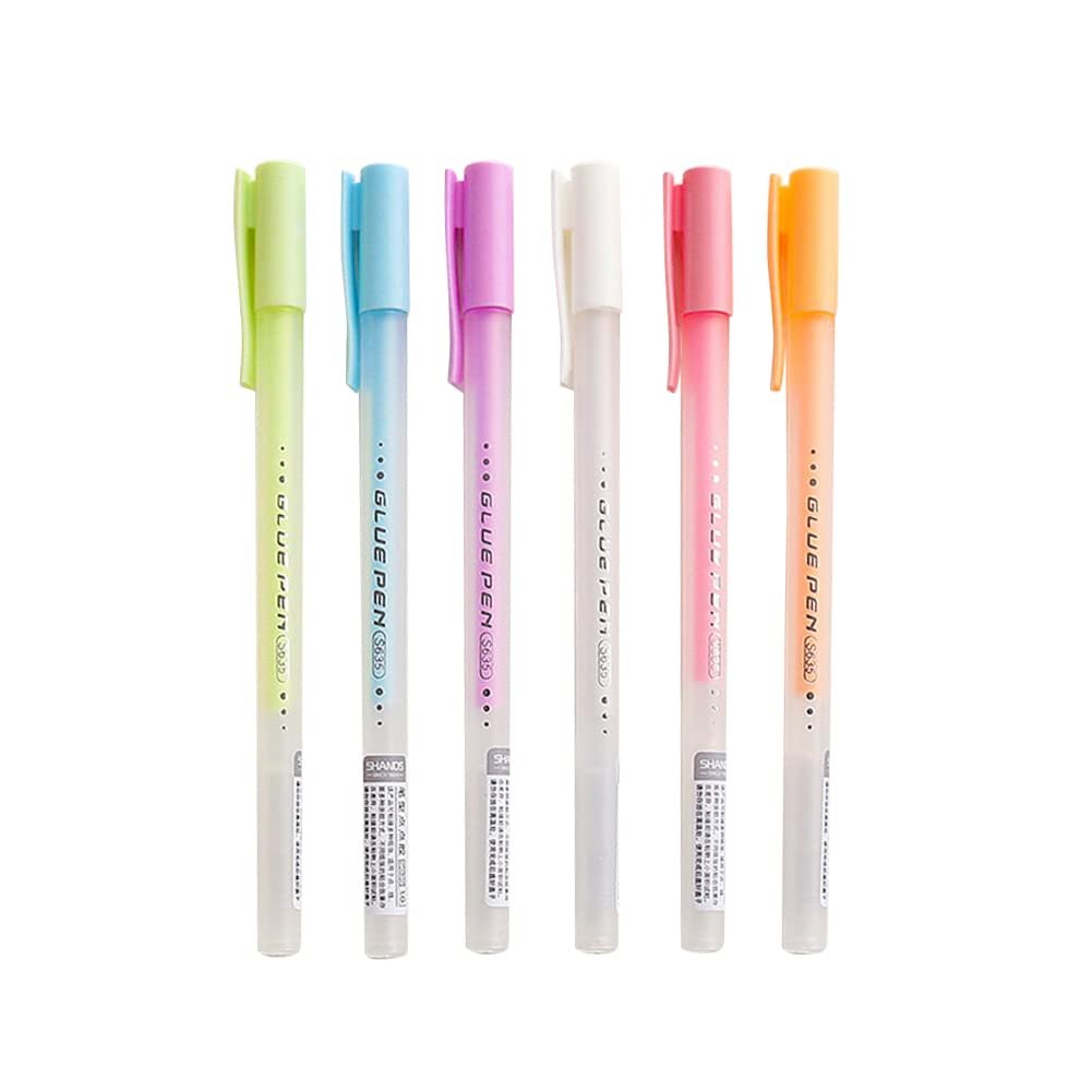 6PCS Adhesive Glue Pens Quickie Glue Pen Set