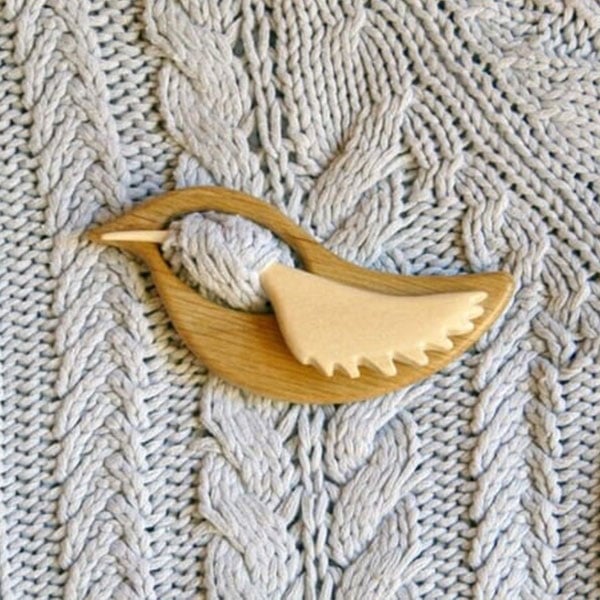 ❄️Wooden Animal Sweater Brooch🐱