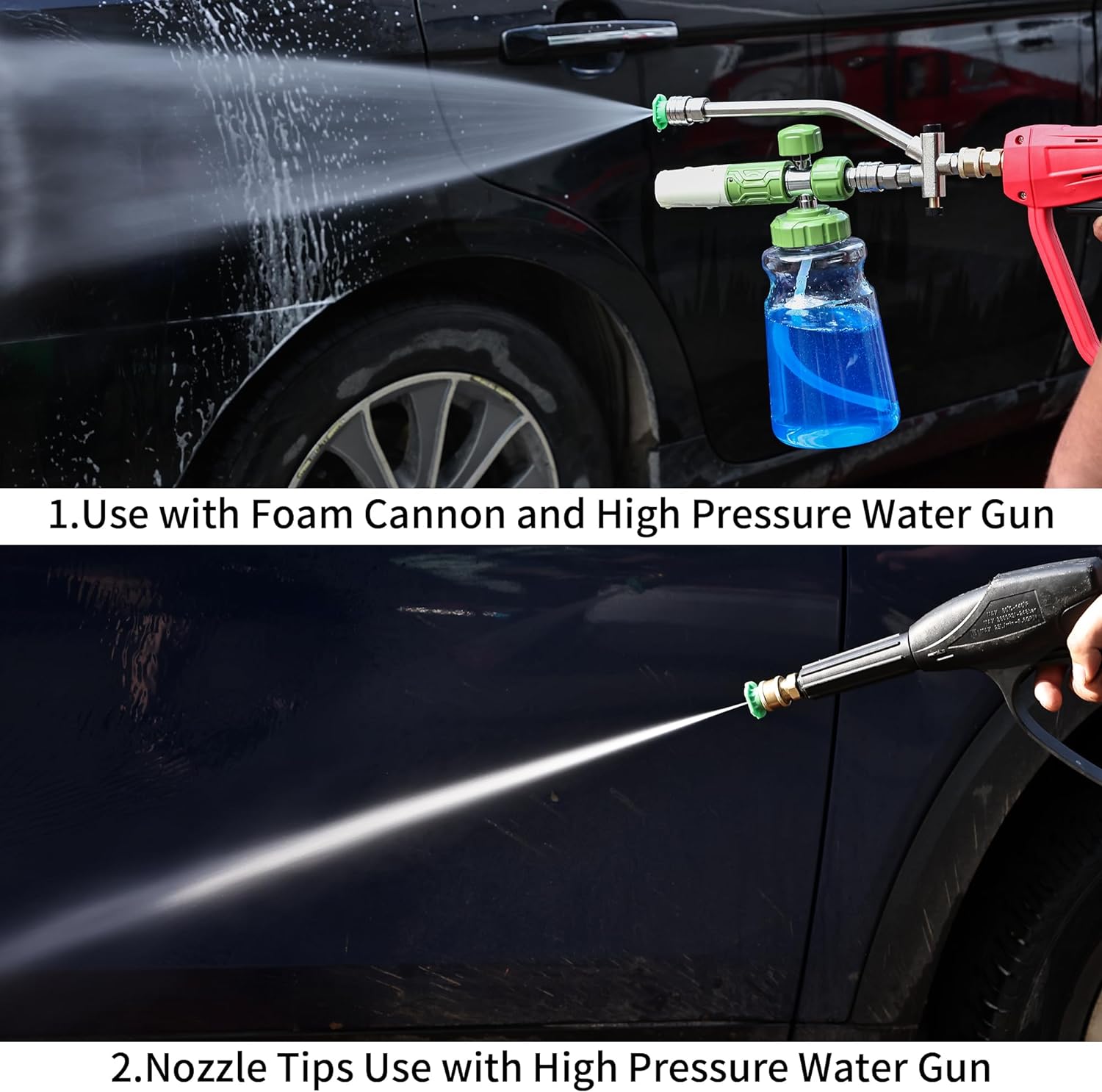 🔥Summer Hot Sale Promotion-49% OFF-🧼Foam Cannon Dual Connector Accessory