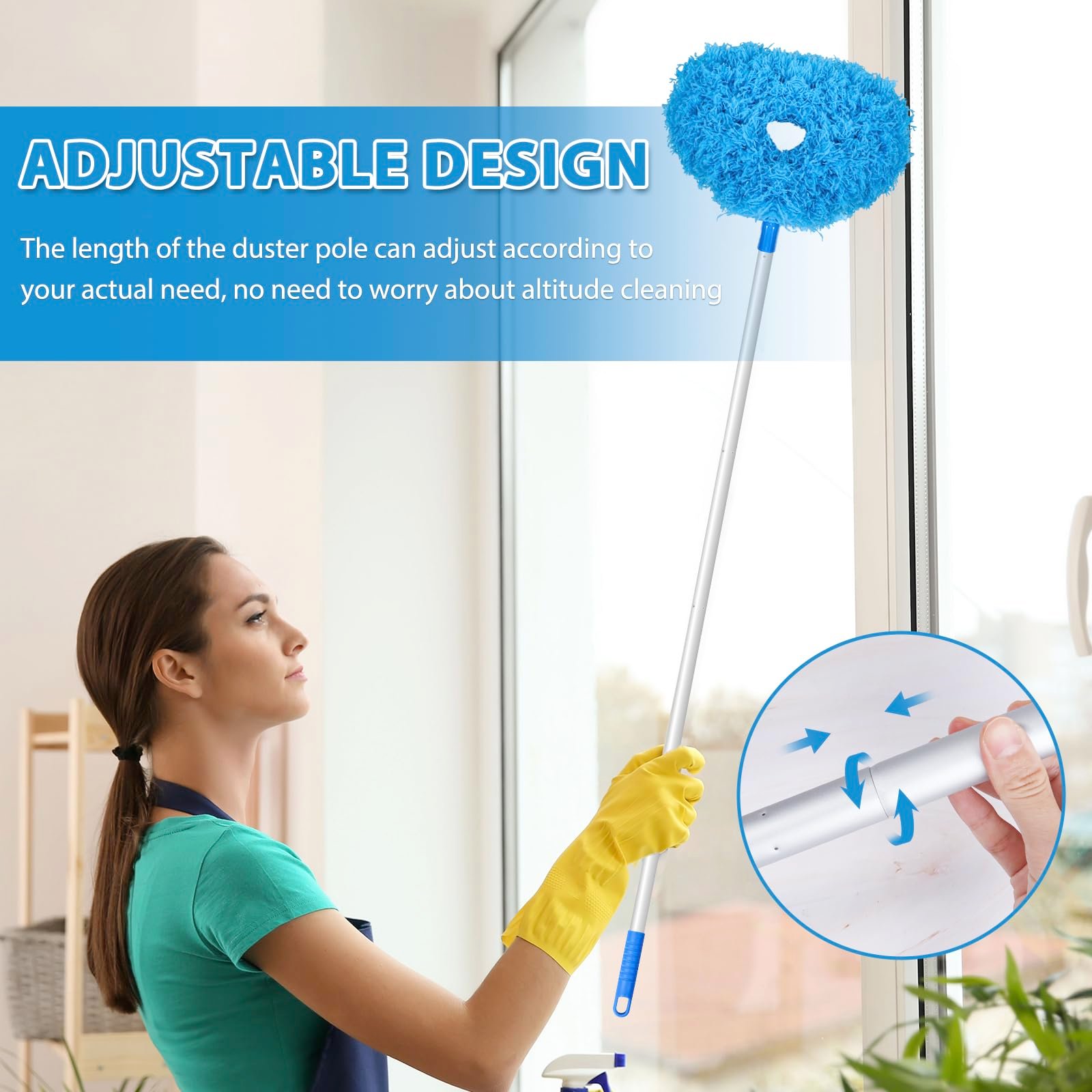 Last Day Sale 50% OFF—Ceiling Fan Cleaner Duster with Extension Pole