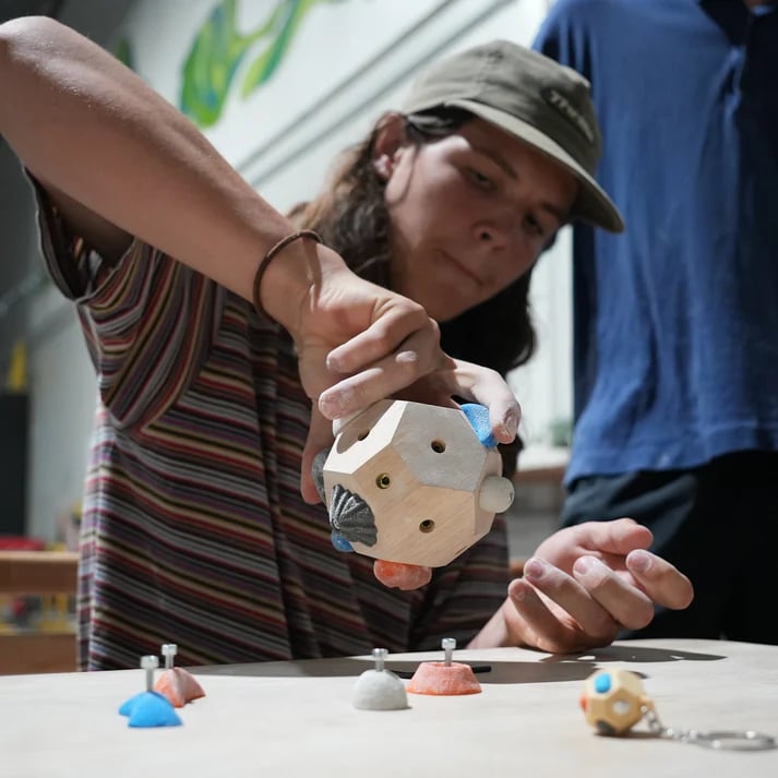 🧗‍♀️Handcrafted Boulder Block - Build Strength and Precision