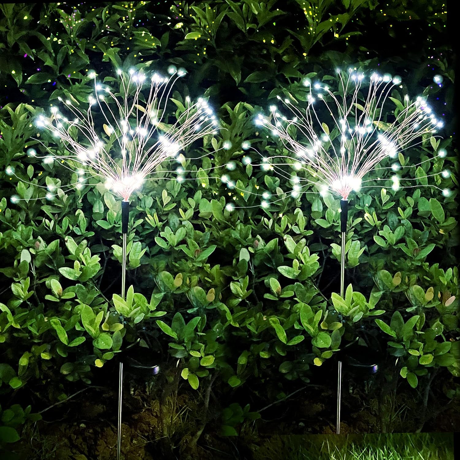 Last Day 70%OFF- Waterproof  Solar Garden Fireworks Lamp