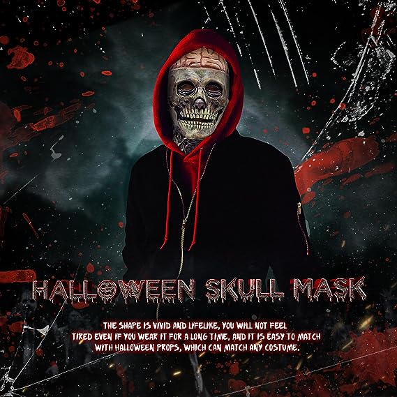 The Latest Halloween Skeleton Biochemical Mask For 2023 - 49%OFF Early-Halloween Flash Sale❗❗