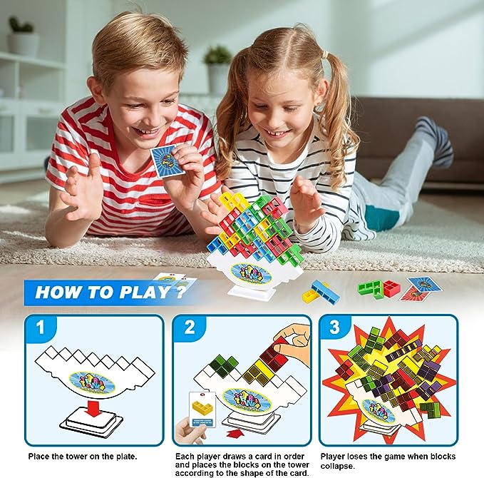 Tetra Tower Stacking Game