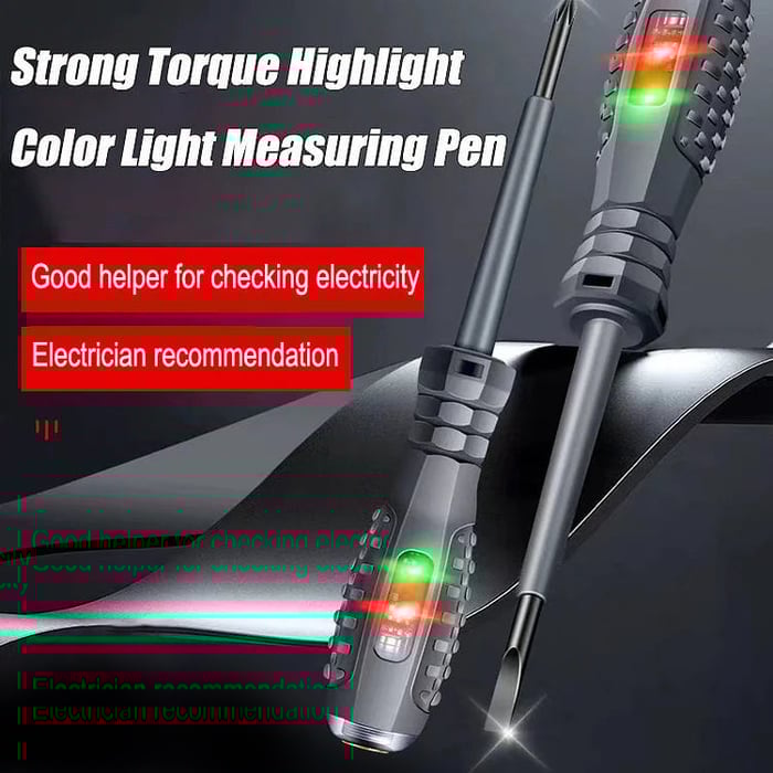 2-in-1  High Torque Strong Magnetic Screwdriver Electricity Detector