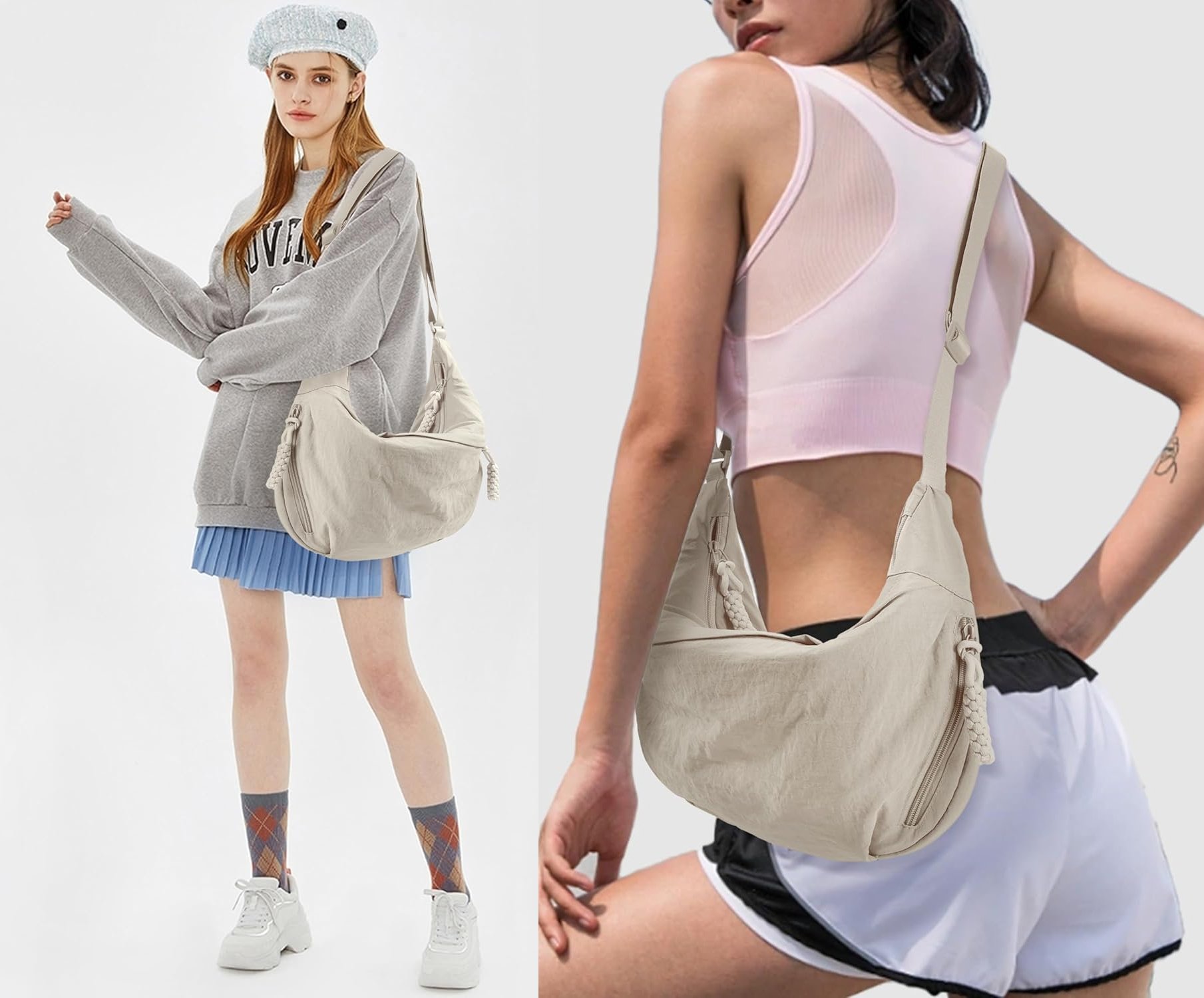 Easter Special Sale-49% OFF🎁Women's Fashion Plain Color Nylon Crossbody Bag