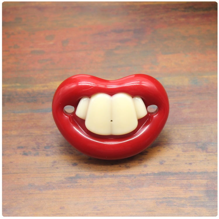 These Funny Teeth Baby Pacifiers Might Make Tough Parenting Times a Little More Tolerable