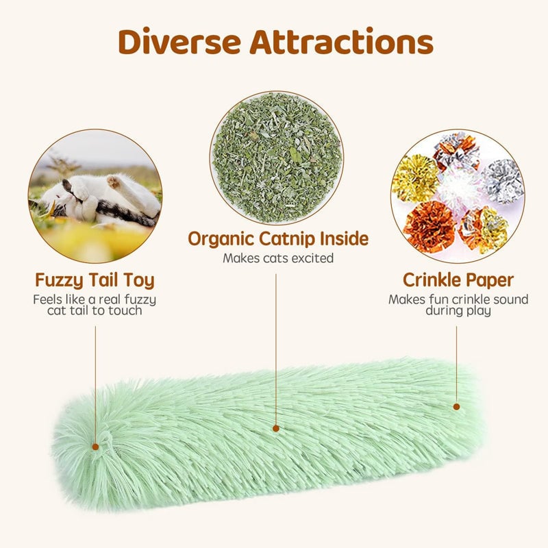 🎉BUY 1 GET 3 PCS🎉Interactive Fluffy Catnip Cat Toy