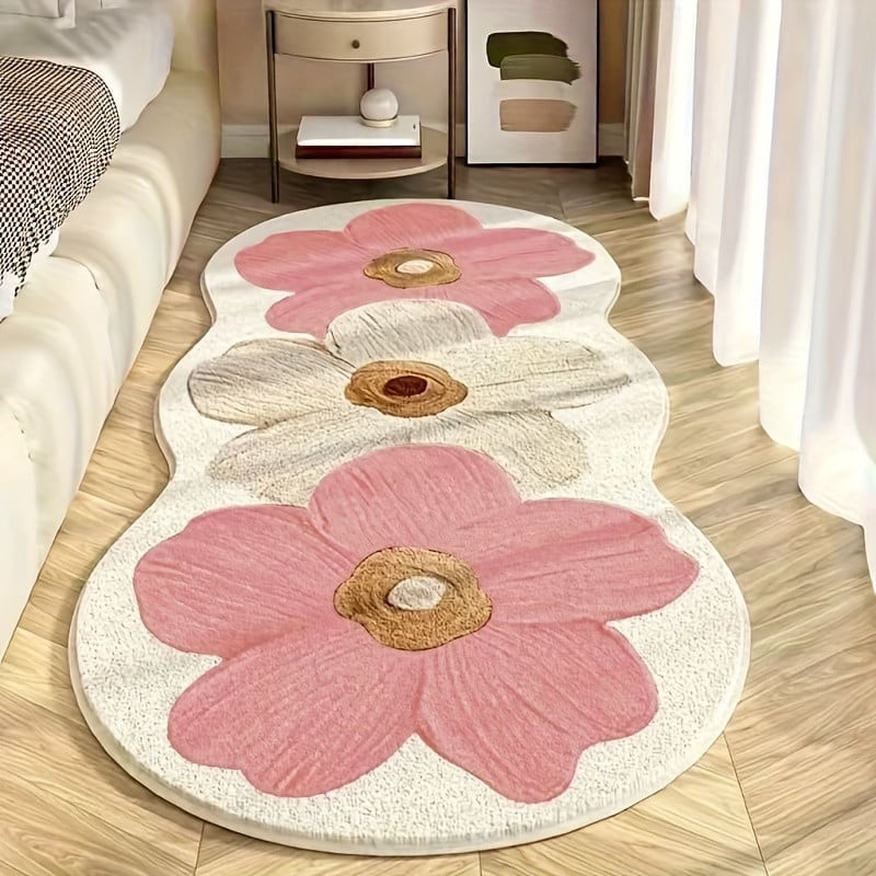 💖Last Day Sale 49% OFF💖Flower Pattern Non-slip Washable Rugs Floor Mat