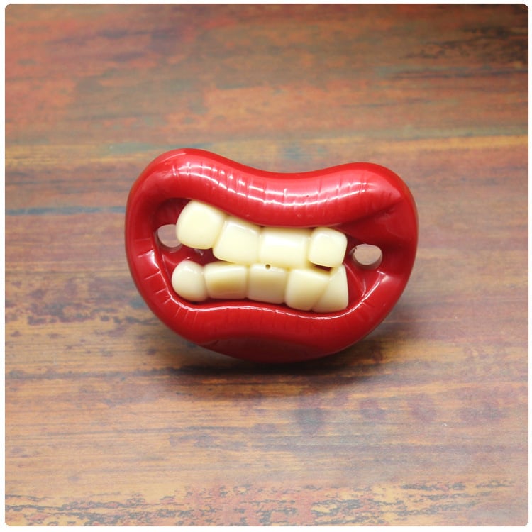 These Funny Teeth Baby Pacifiers Might Make Tough Parenting Times a Little More Tolerable