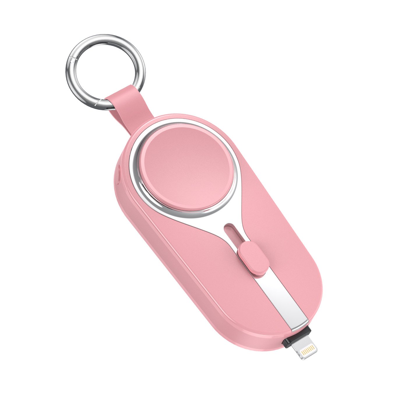 New portable emergency keychain power bank two-in-one