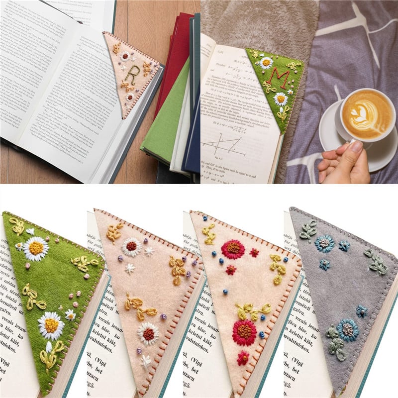 🔖Personalized Embroidery Felt Bookmarks