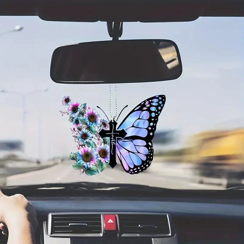 🦋Crystal Butterfly Acrylic Pendant