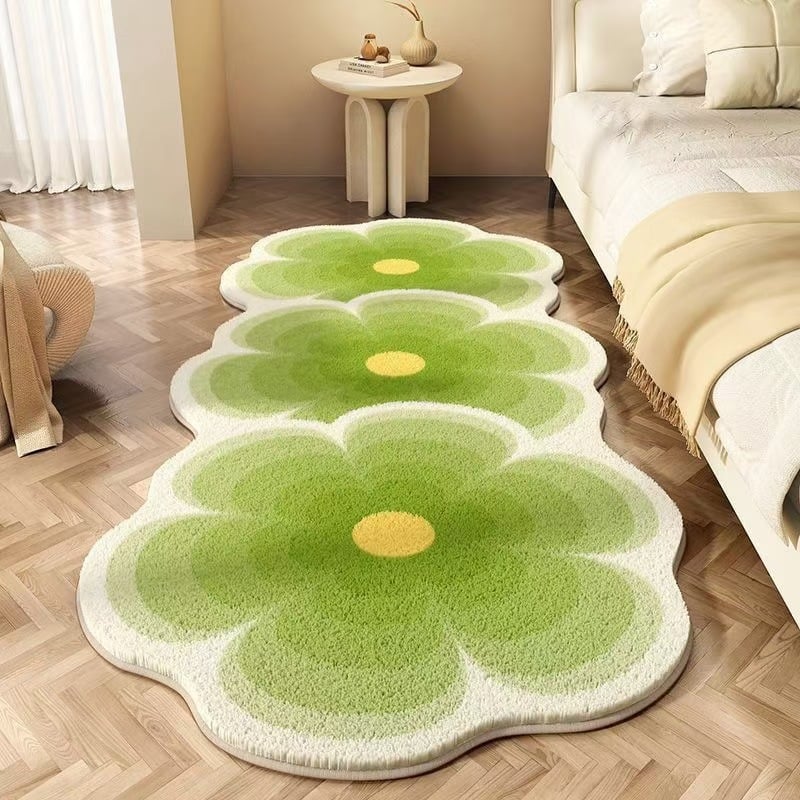 💖Last Day Sale 49% OFF💖Flower Pattern Non-slip Washable Rugs Floor Mat