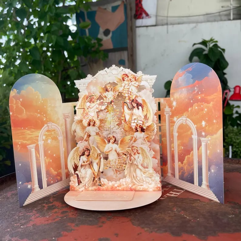 🔥LAST DAY 50% OFF🎄✨Christmas Birth Scene Greeting 3D Card