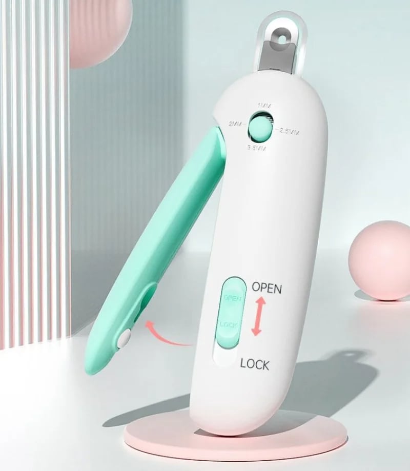 Adjustable round hole pet cat nail clipper does not hurt blood vessels, safe blind clipping