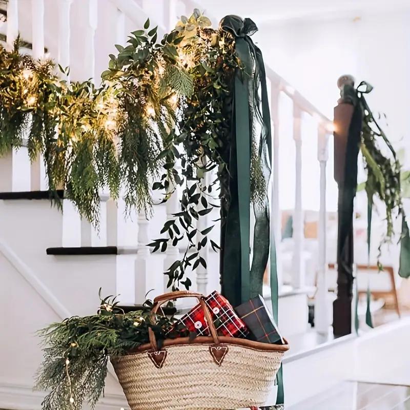 ✨Christmas Greenery - Real Touch Norfolk Pine Garland🎄