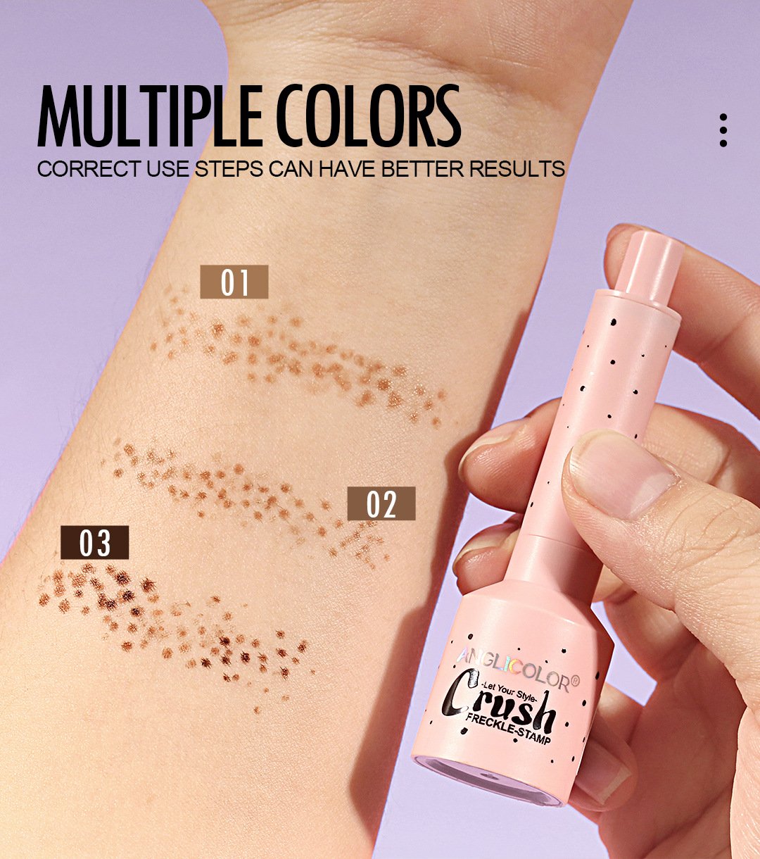 faux freckle stamp - natural-looking