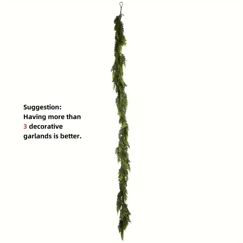 ✨Christmas Greenery - Real Touch Norfolk Pine Garland🎄