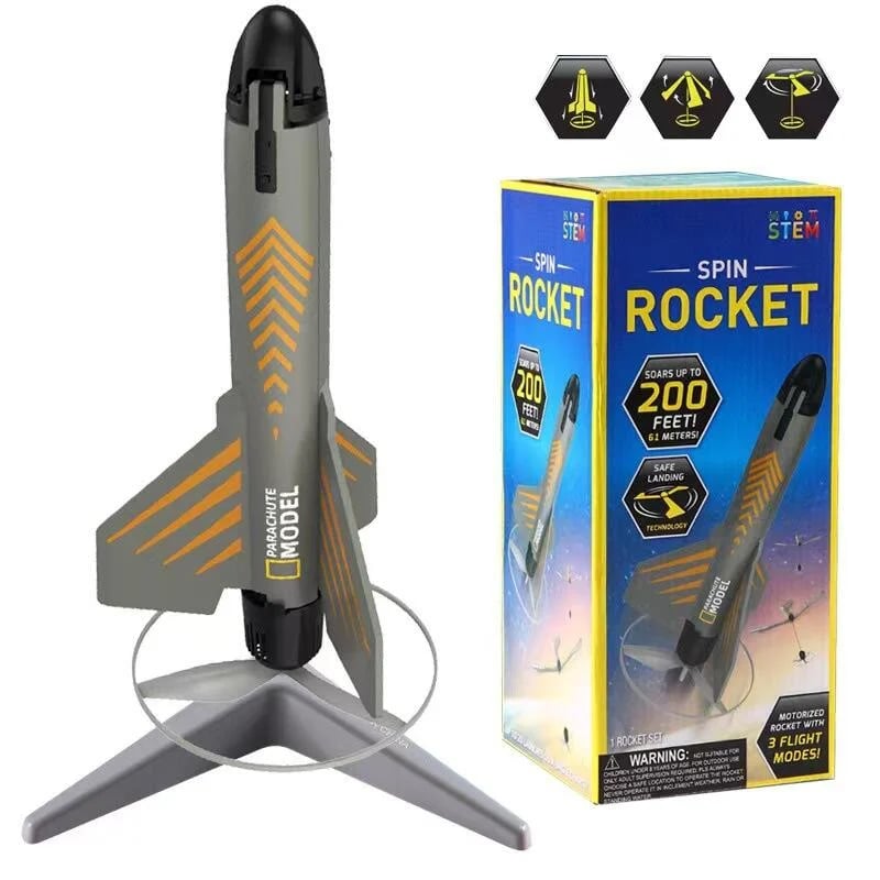 🌷Stock Clearance 49%OFF🚀National Geographic Rocket Launcher for Kids-space toy gift for boys and girls
