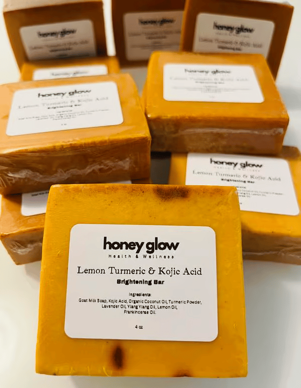 🔥Last Day Promotion 49% OFF-Lemon Turmeric & Kojic Acid Brighetning Soap
