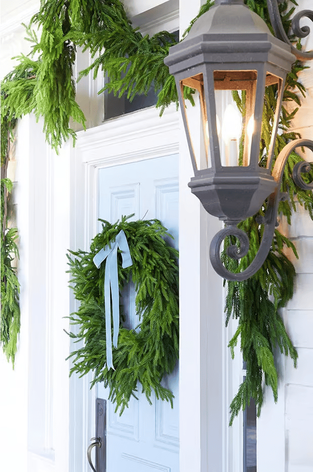 ✨Christmas Greenery - Real Touch Norfolk Pine Garland🎄