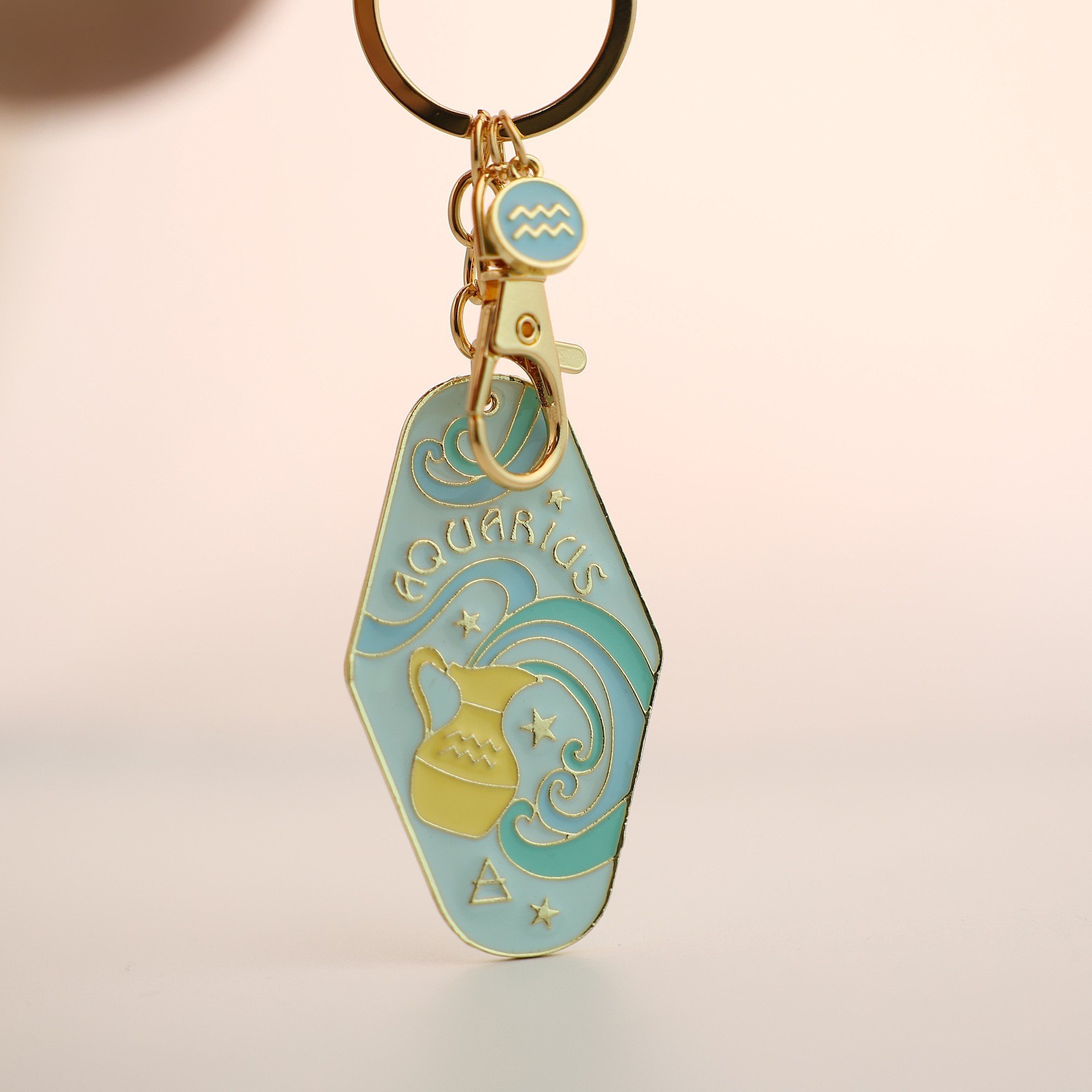 🔮✨Vintage Illustrated Zodiac Keychain