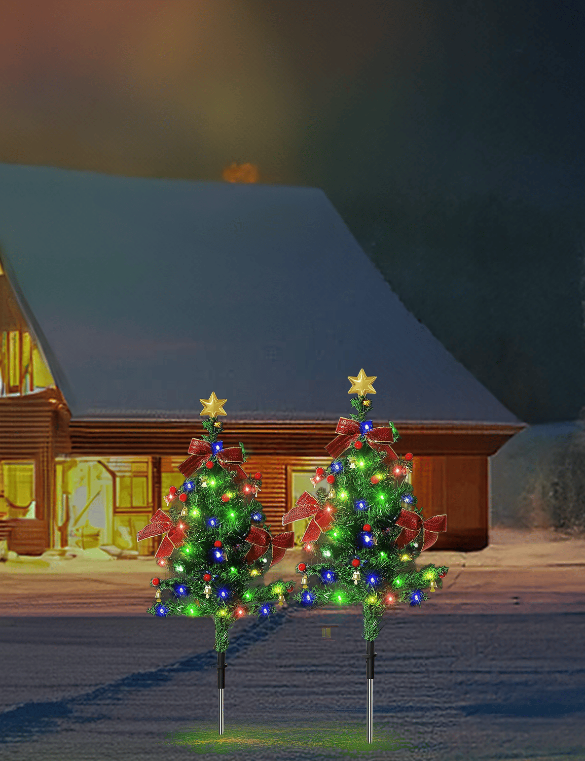 🎄Solar Christmas Trees Lights Outdoor Decoration Waterproof