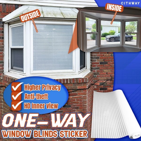HUT-WONDERTM One-Way Imitation Blinds Privacy Window Cover
