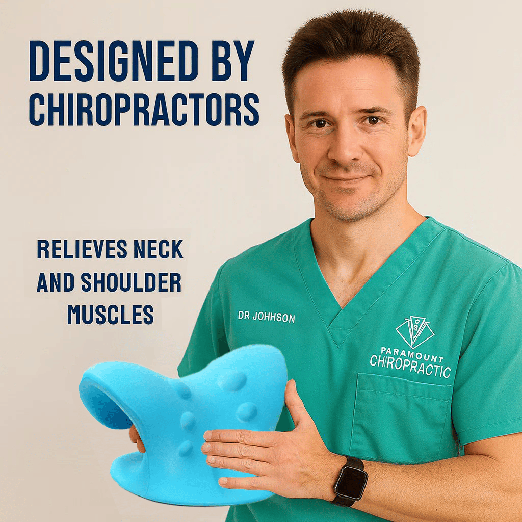 💆‍♀️Neck Cloud (Neck & Shoulder Stretcher) – Fast Relief & Muscle Release