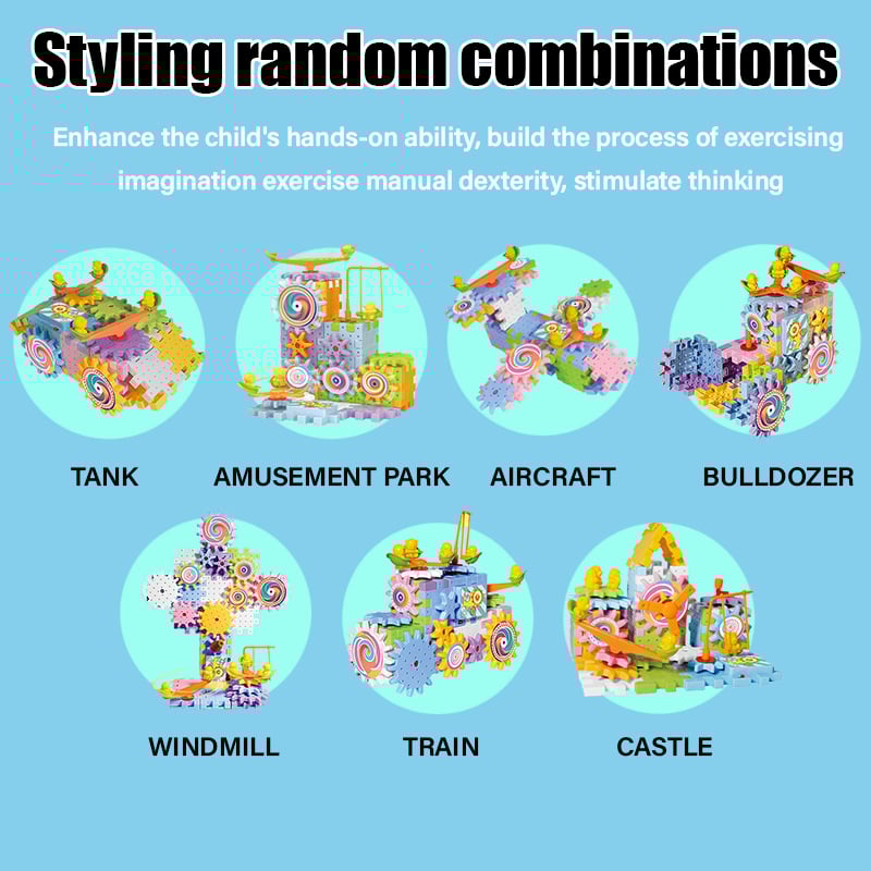 🔥2024 SALE - Educational STEM Electric Gears Blocks Toy