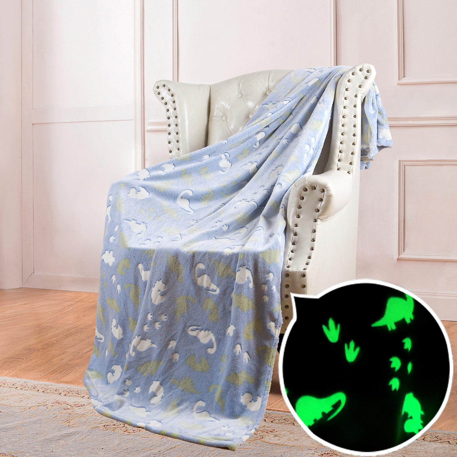 😊Double sided flannel luminous blanket-🔥Buy 2 Save 15%