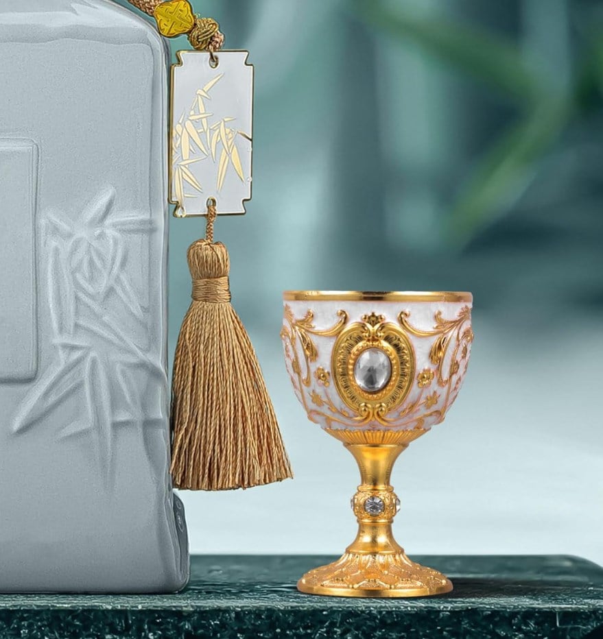 Vintage Metal Wine Cups