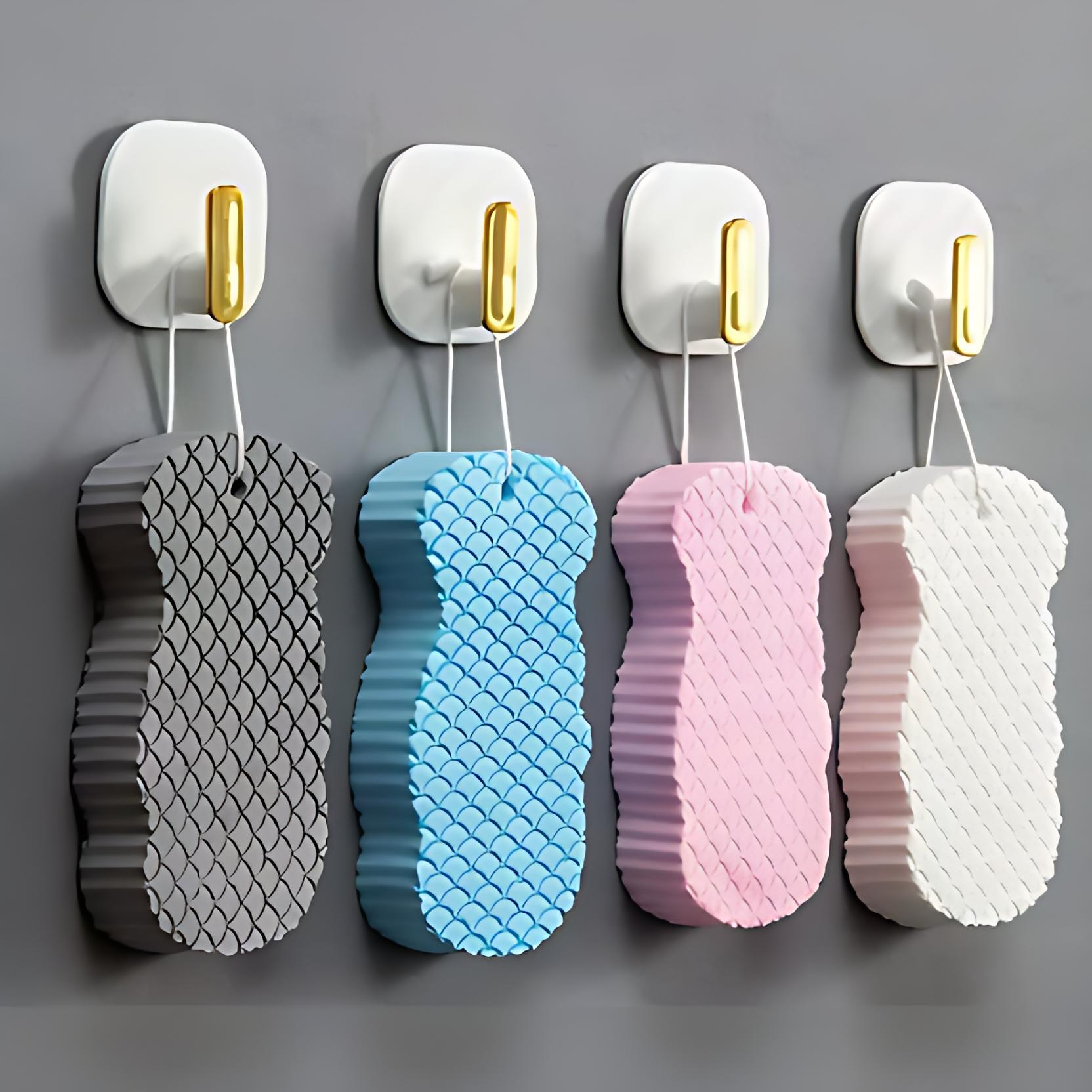 (48% OFF) 2PCS/SET Super Soft Exfoliating Bath Sponge