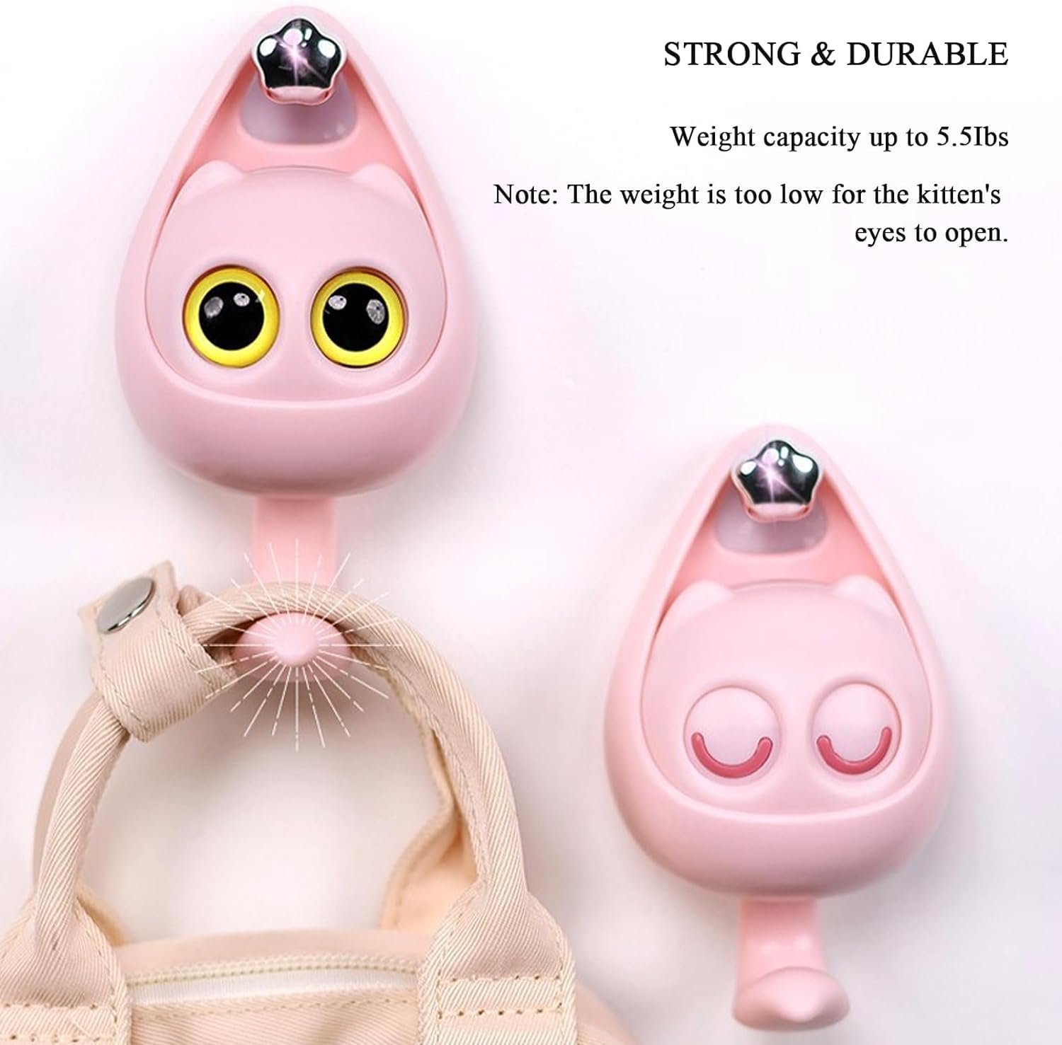 Cute cat winking hook