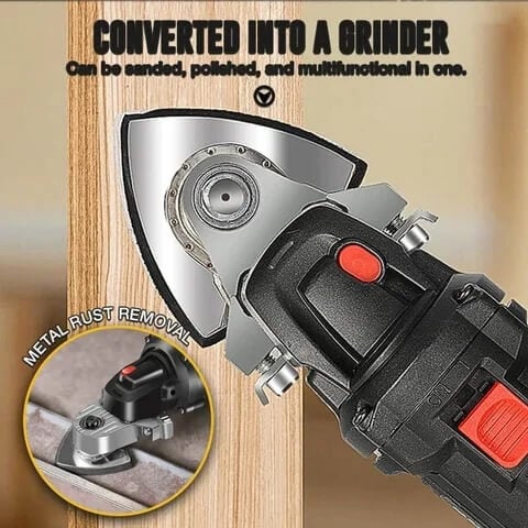 🔥2024 Hot Sale🎁🎁Angle Grinder Converter Set, Angle Grinder Converter Universal Head Adapter, Carbon Steel Angle Grinder to Multi-Tool Converter🔥🔥In stock and ready to ship in seconds🚚